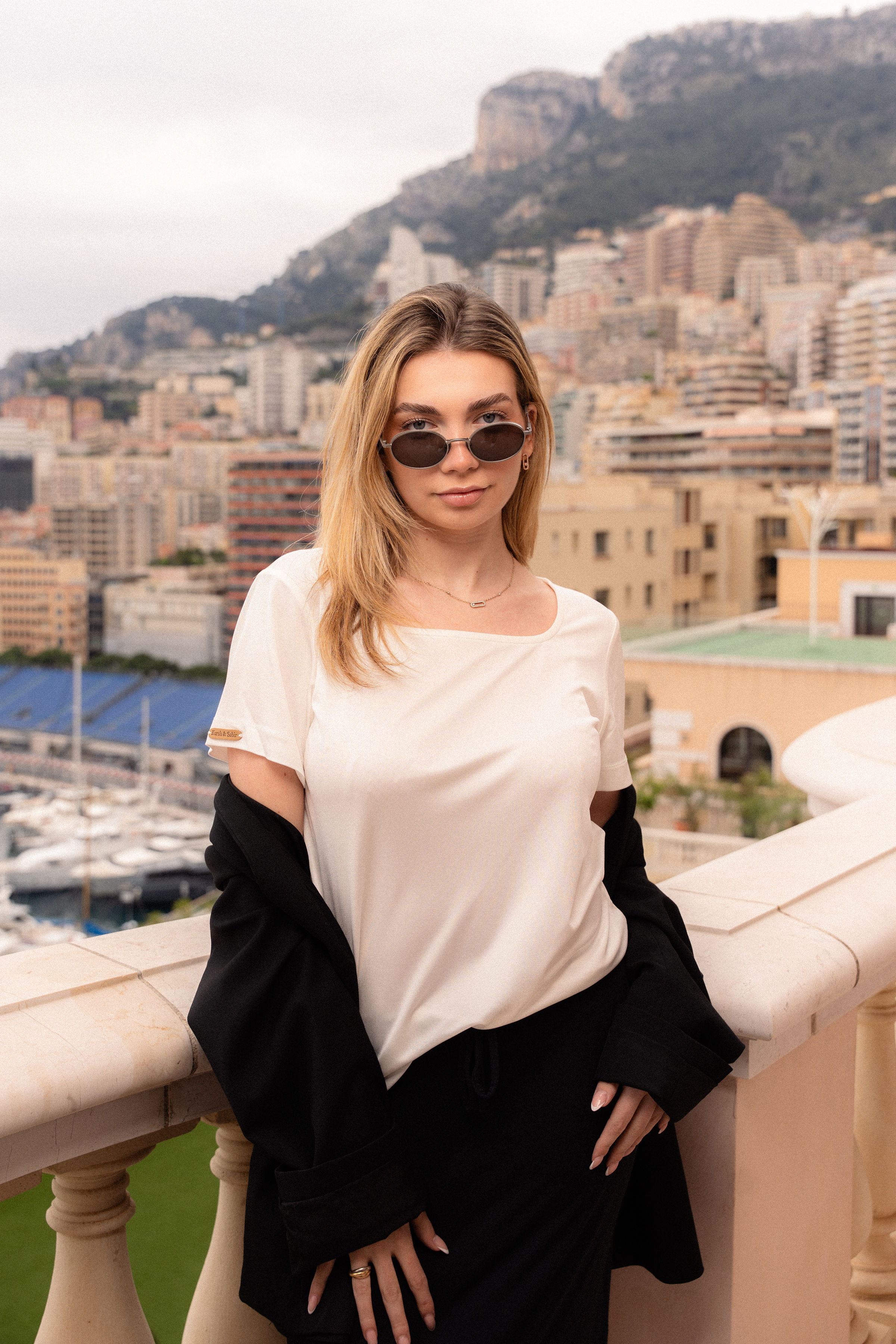 Undyed Tee-Blouse® model view